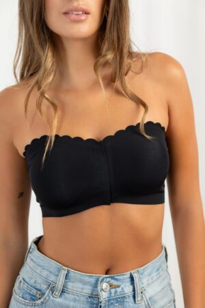 Samostojeći bešavni grudnjak IRIS crni