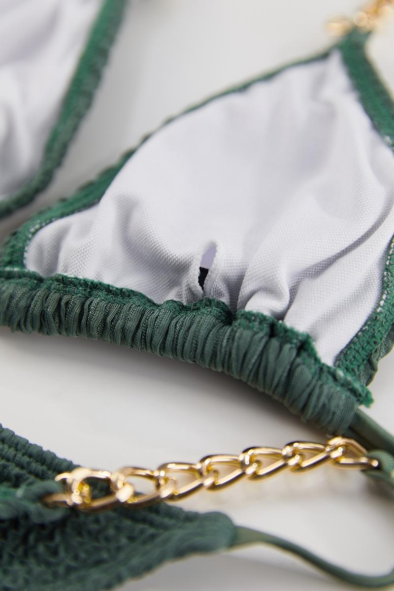 Dvodijelni kupaći MOJITO maslinasti - Slika 9