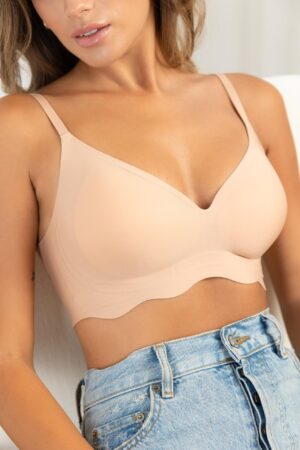 Varrat nélküli AMANDA melltartó fekete