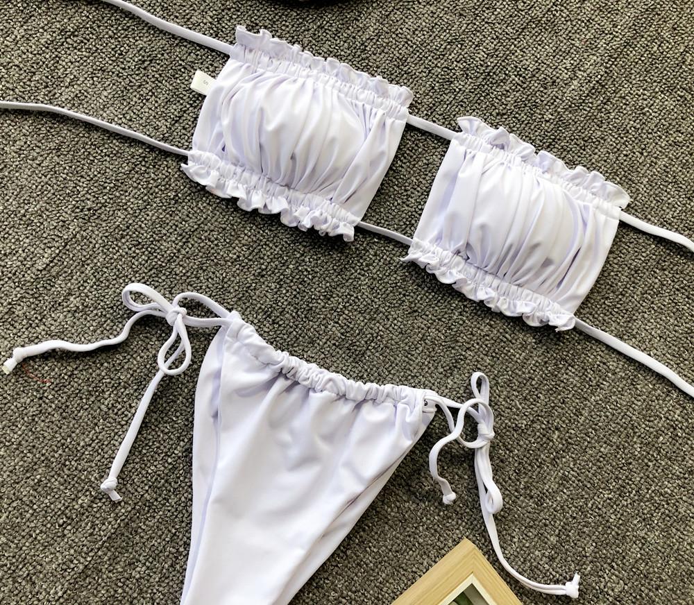 Dvojdielne plavky JAMAICA biele - Image 4