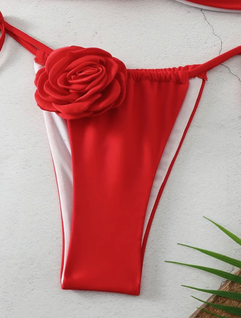 Dvojdielne plavky IADERA červené - Image 3